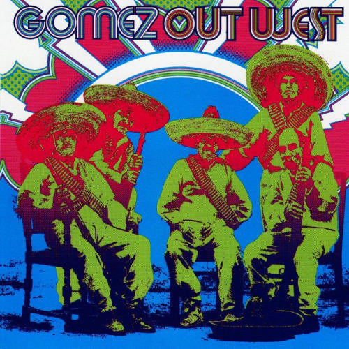 Gomez CD van Out West met albumhoes en coverkunst, zichtbaar in de afbeelding.
