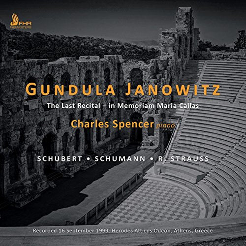 Gundula Janowitz - Last recital in memoriam of maria callas (CD)