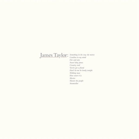 Afbeelding van de LP James Taylor - Greatest Hits, vinylplaat met albumkunst en James Taylor op de hoes.
