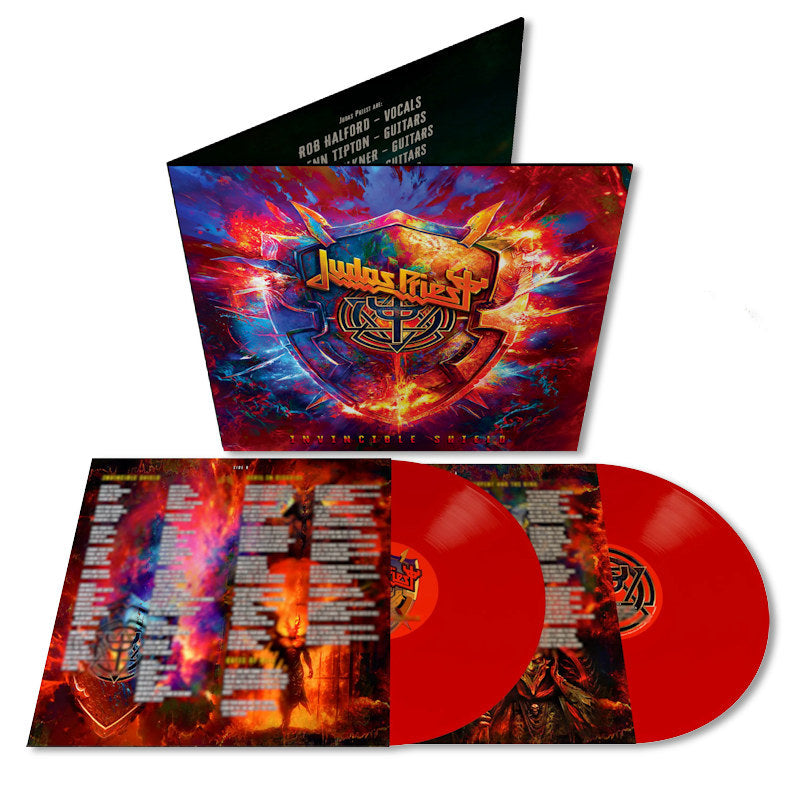 Judas Priest - Invincible shield -red vinyl- (LP)