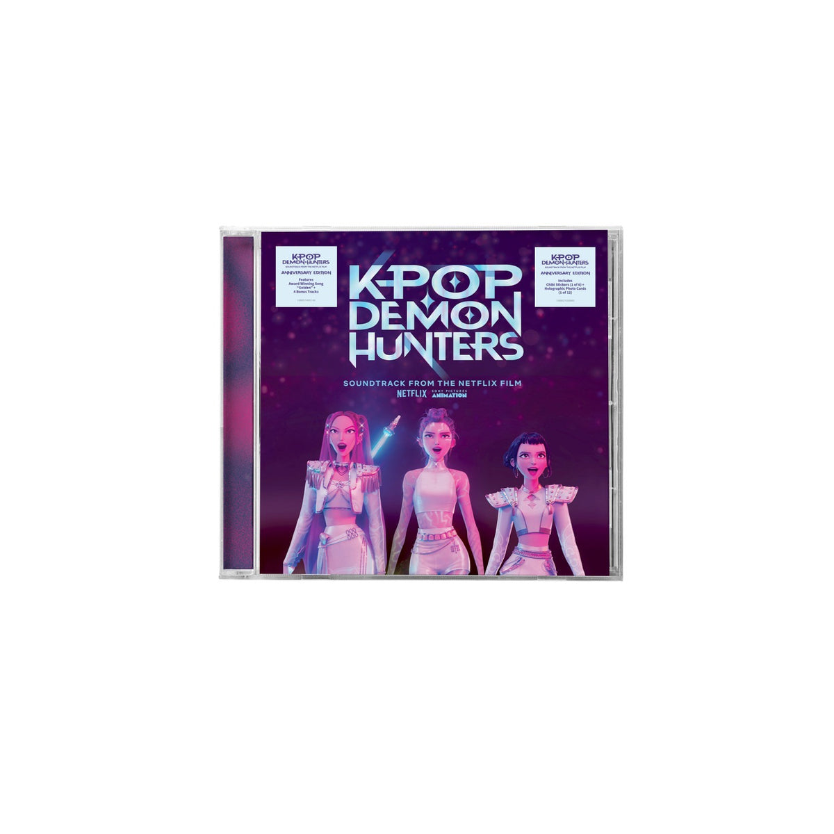 KPop Demon Hunters Cast - HUNTR/X, Saja Boys (KPop Demon Hunters  1st Anniversary CD) - Velvet Music