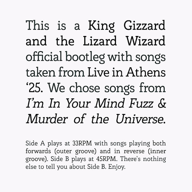 King Gizzard & The Lizard Wizard - Songs from i'm in your mind fuzz & murder of the u (LP) - Velvet Music