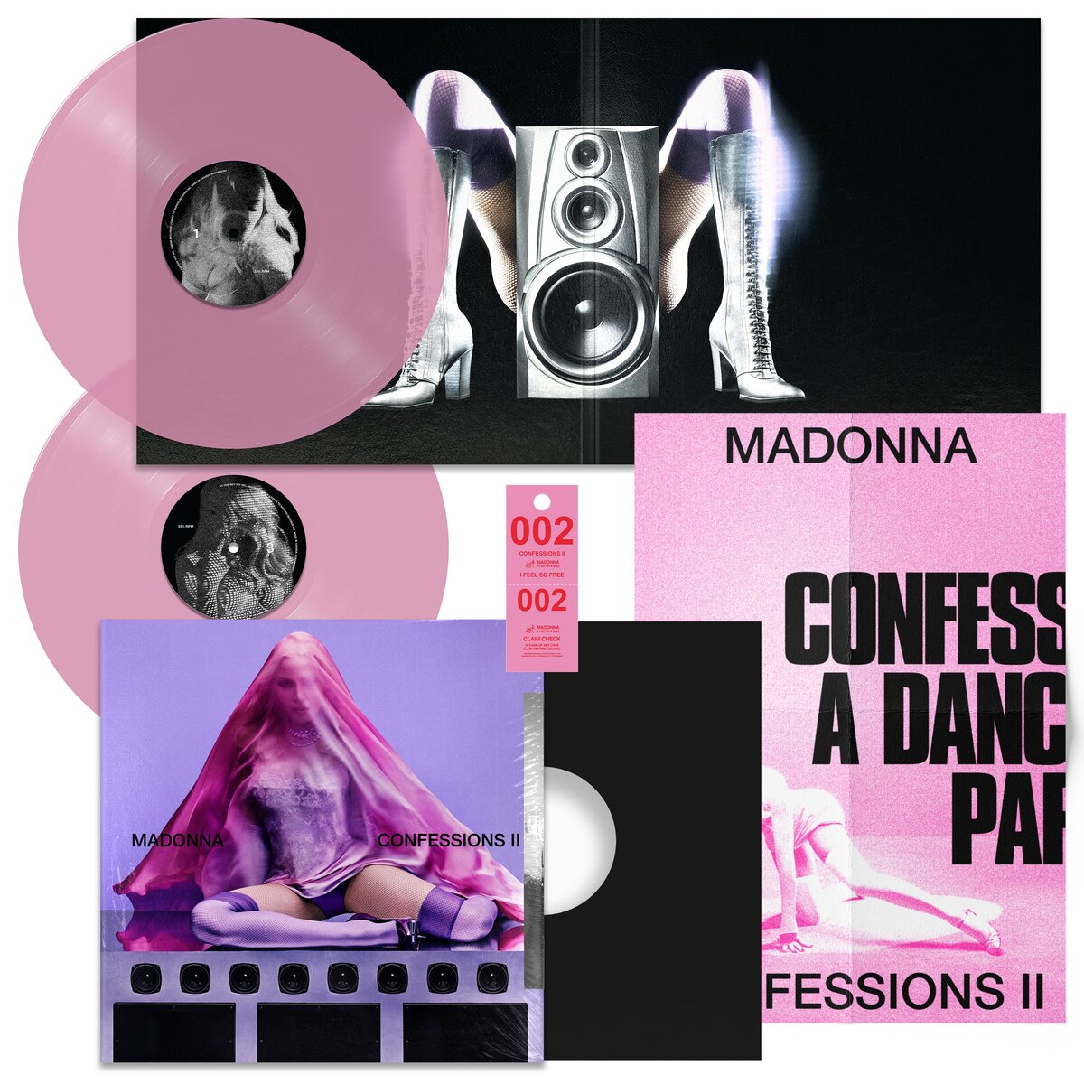 Madonna - Confessions II (Pink Colored Vinyl LP)