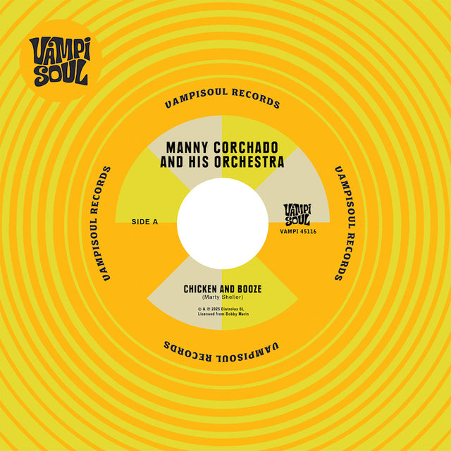 Manny Corchado /nelson Y Sus Estrellas - Chicken and booze/aguardiente y pollo (7-inch single) - Velvet Music