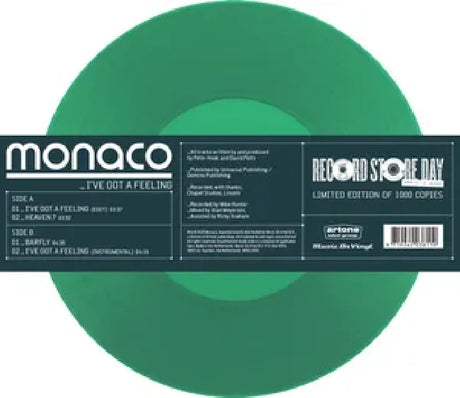 Monaco - I've Got A Feeling (12-inch maxi-single) - Velvet Music