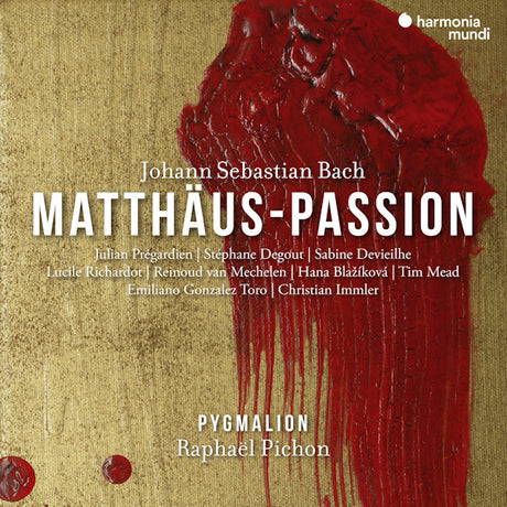Pygmalion / Raphael Pichon - Bach matthaus-passion (CD) - Velvet Music
