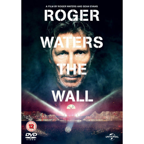 DVD film van Roger Waters 'Wall' uit 2015, afbeelding van de DVD hoes met titel en artwork.