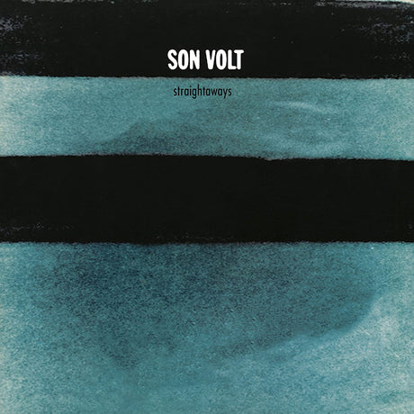 CD van Son Volt met de albumhoes van Straightaways, zwart-wit ontwerp met bandfoto en titel op de voorkant