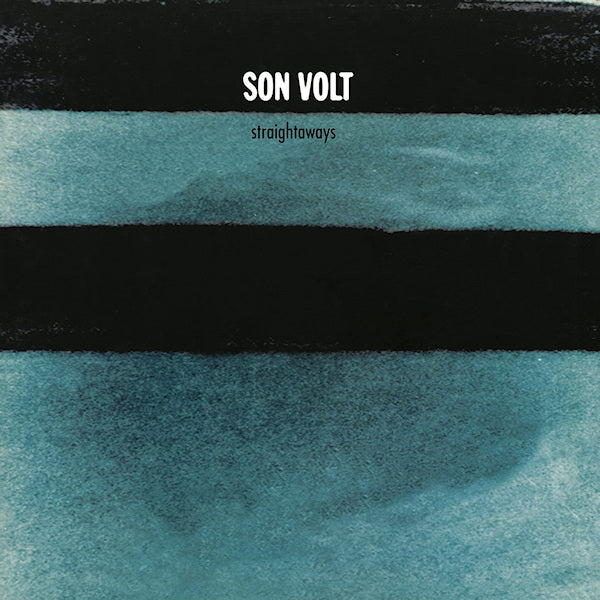 CD van Son Volt met de albumhoes van Straightaways, zwart-wit ontwerp met bandfoto en titel op de voorkant