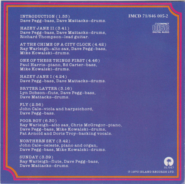 Nick Drake - Bryter Layter (tweedehands CD)