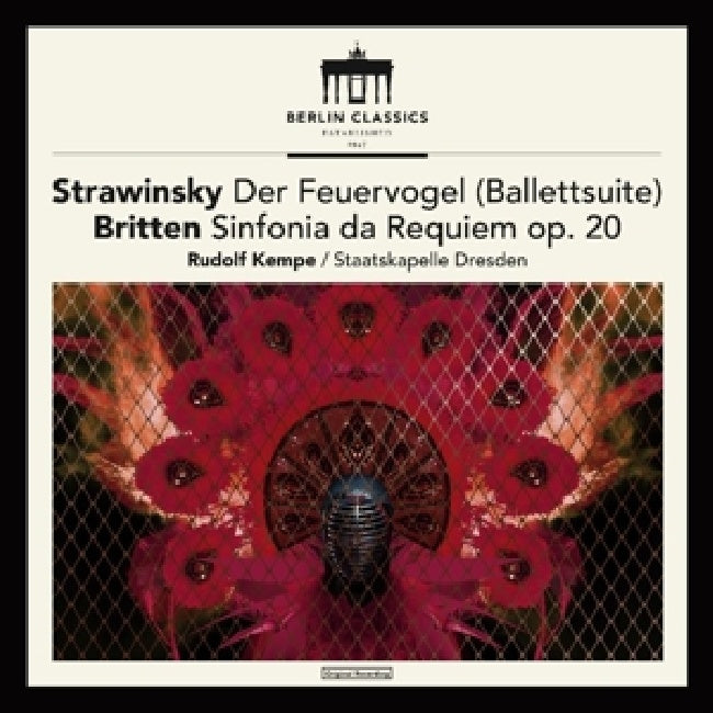 Rudolf Kempe Staatskappelle Dresden - Stravinsky/britten: firebird suite/sinfonia da req (CD) - Velvet Music