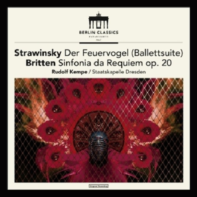 Rudolf Kempe Staatskappelle Dresden - Stravinsky/britten: firebird suite/sinfonia da req (CD) - Velvet Music