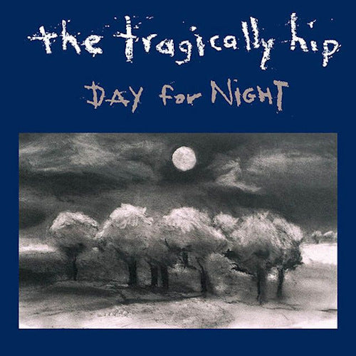 CD van Tragically Hip met de albumtitel Day for Night, zichtbaar met albumhoes en artwork.