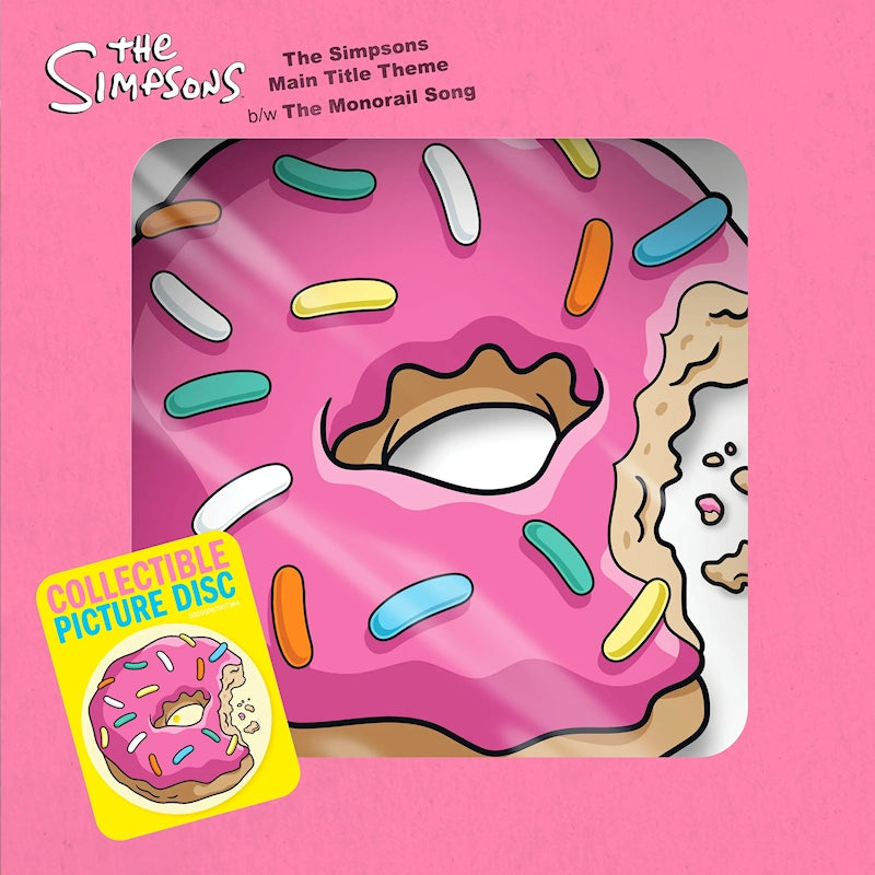 The Simpsons - "the simpsons" main title theme b/w the monorail s (10-inch)