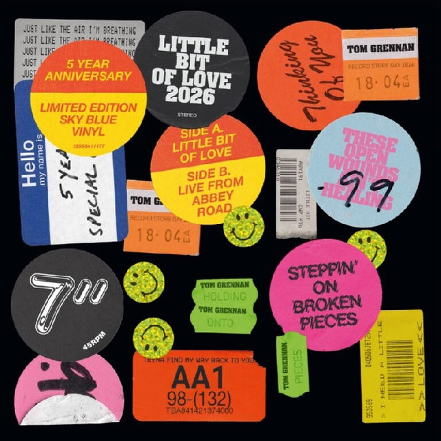 Tom Grennan - Little Bit Of Love (5th Anniversary Edition) (7-inch single) - Velvet Music