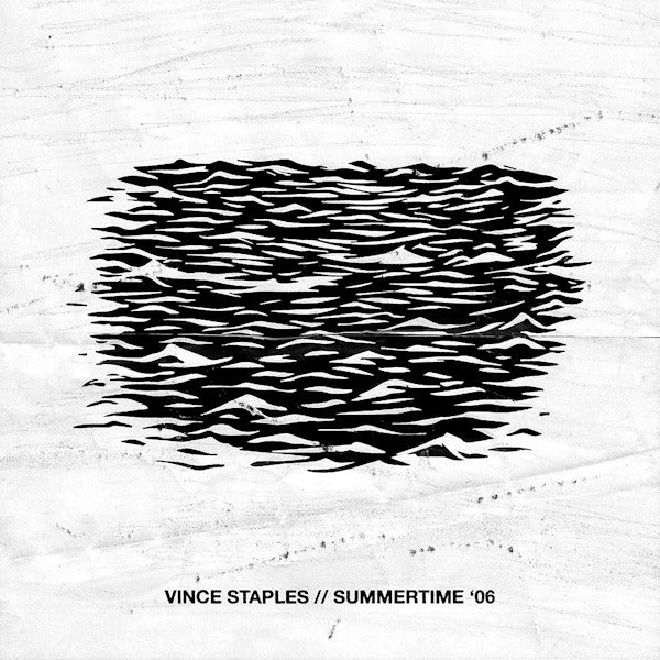 Vincent Staples LP Summertime '06 Segment 2, zwart vinyl album met coverkunst, geschikt voor verzamelaars en muziekliefhebbers.