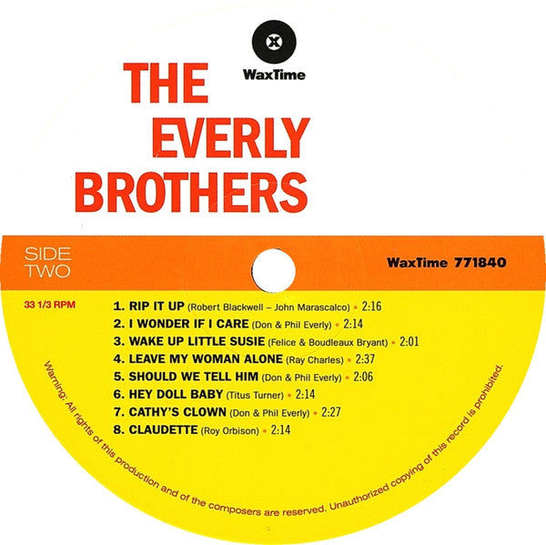 Everly Brothers - The Everly Brothers (LP) - Velvet Music