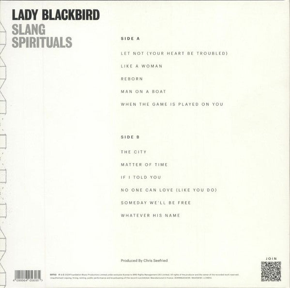 Lady Blackbird - Slang Spirtuals (LP)