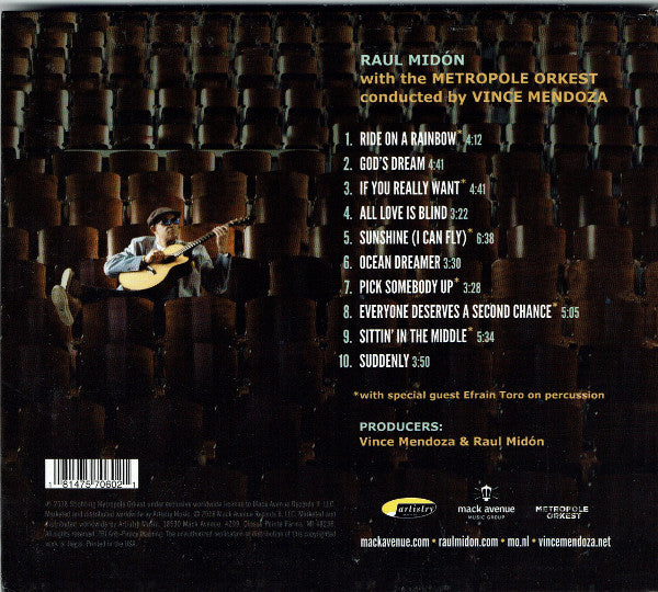 Raul Midón With The Metropole Orchestra - If You Really Want (CD d'occasion)