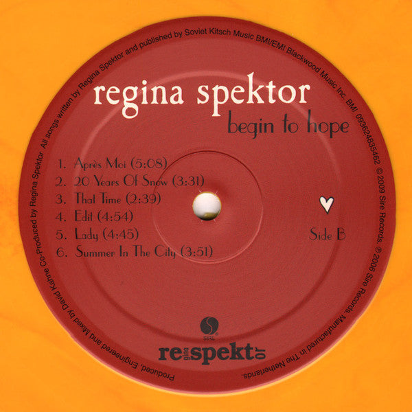Regina Spektor - Begin To Hope (LP) - Velvet Music