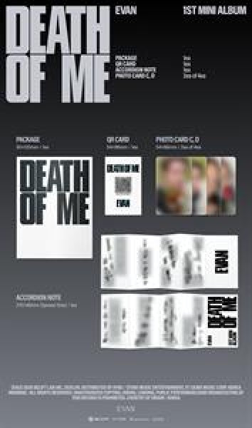Evan - Death of me (accessoires) - Velvet Music