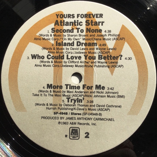 Atlantic Starr - Yours Forever (CD) - Velvet Music
