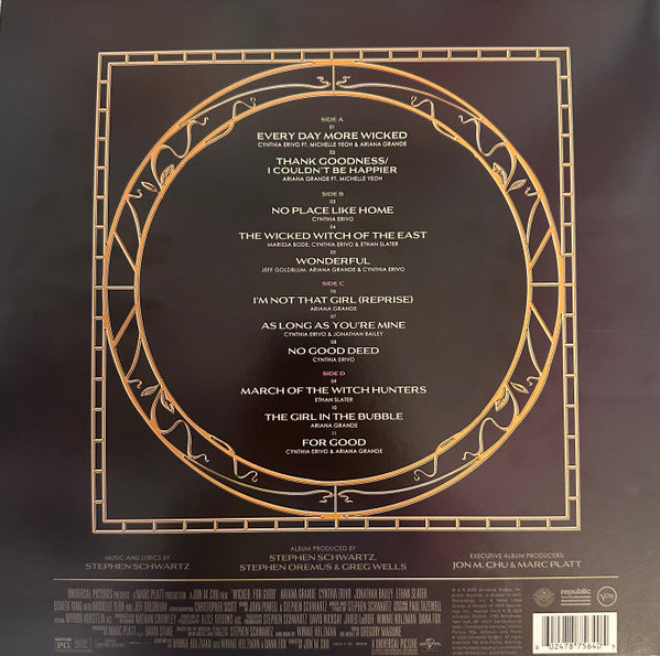 Stephen Schwartz - Wicked: For Good (The Soundtrack) (LP)
